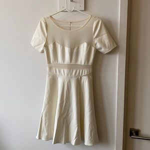 Silkstretch cotton elizabeth and james ivory dress